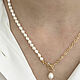 Necklace, necklace, beads made of natural pearls 'Tenderness'. Necklace. kvk1. My Livemaster. Фото №4