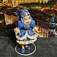 Мальвина, елочная игрушка из ваты. Мягкие игрушки. Елена (emeldolls). Ярмарка Мастеров.  Фото №5