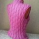 Knitted vest 'Wonderful' handmade. Vests. hand knitting from Galina Akhmedova. Online shopping on My Livemaster.  Фото №2