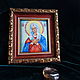 Folk Souvenirs: Painting on enamel.The Icon 'Tenderness'. Souvenirs3. Enamel63. My Livemaster. Фото №4
