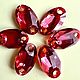 Стразы Swarovski 3231 red magma 23х14 мм. Стразы. Стразы/бумага. Ярмарка Мастеров.  Фото №6