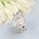 Ring with rutile quartz. Silver, Rings, Moscow,  Фото №1