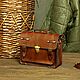 Портфель женский "Simon" (Саймон) Cognac, Классическая сумка, Пенза,  Фото №1