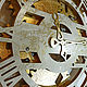 Large wall clock with rotating gears gold. Watch. KancyrevDecoration. My Livemaster. Фото №6