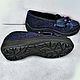 Order Shoes loafers felted with a flower of leather. wool gifts. Livemaster. . Shoes Фото №3