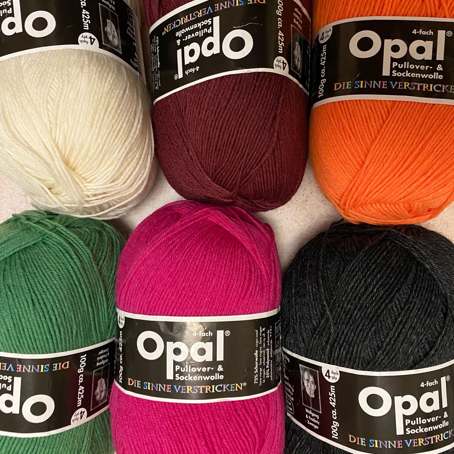 Носочная пряжа Opal, 100г/425м купить в интернет-магазине Ярмарка ...