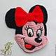 Crochet applique pattern. Charming Minnie and Mickey Mouse appliques. Knitting patterns. InspiredCrochetToys. My Livemaster. Фото №5