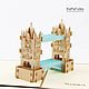 3D открытка - Тауэрский мост, Лондон. Открытки. КиРиГаМи - объёмные 3D открытки. Интернет-магазин Ярмарка Мастеров.  Фото №2
