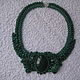 Necklace with malachite. Necklace. handmade jewelry. My Livemaster. Фото №4