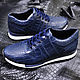 Order Sneakers made of genuine crocodile leather, in dark blue color!. SHOES&BAGS. Livemaster. . Sneakers Фото №3