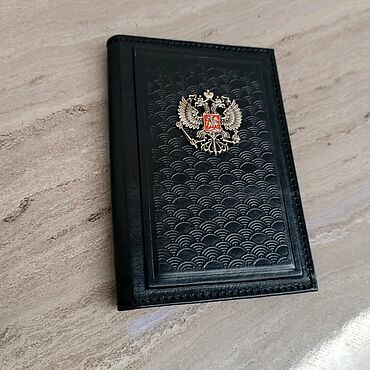 Канцелярские товары ручной работы. Ярмарка Мастеров - ручная работа Обложка на паспорт. Handmade.