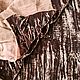 Ткань шелковый бархат креш шоколадный коричневый  ,Италия. Ткани. ТКАНИ OUTLET. Интернет-магазин Ярмарка Мастеров.  Фото №2