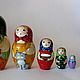 Matryoshka 10 local `girl with cats`. You can perform with a portrait, a sample is, if desired, will send photo on e-mail All products more. Matryoshka is a symbol of family and Russia will send the p