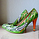 Painting on shoes. Shoes painted 'Herbalife', Shoes, Moscow,  Фото №1