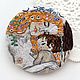 Brooch-pendant on the fragment of a painting by G. Klimt'the «3 ages of a woman', Brooches, Kemerovo,  Фото №1