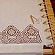Openwork curtains curtains linen handmade lace embroidery stitch. Curtains1. EmbroideryINNAI. My Livemaster. Фото №6