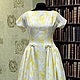 dress in the style of 50's 'flirting flowers', Dresses, Moscow,  Фото №1