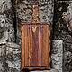 Прямоугольная деревянная доска для подачи Rustic M Махагон. Разделочные доски. RuWoo. Интернет-магазин Ярмарка Мастеров.  Фото №2