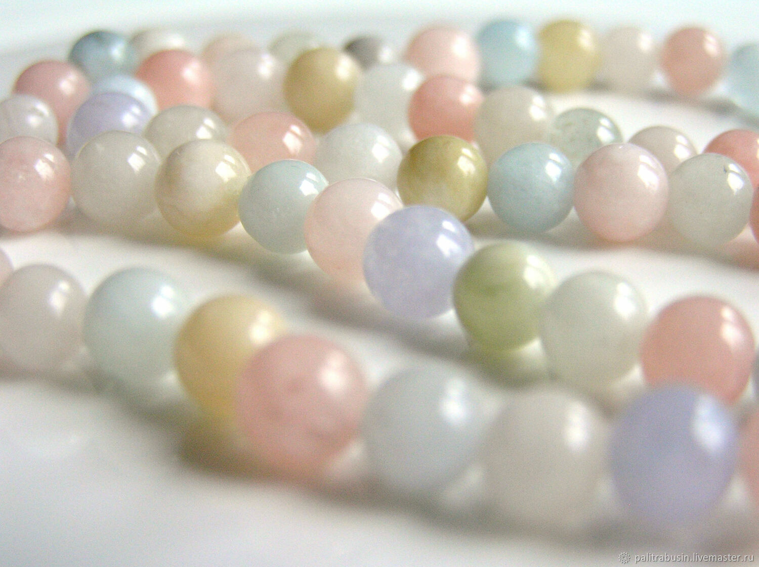 Beads: Beryl smooth ball 5,5 - 6,5mm, Beads1, Tyumen,  Фото №1