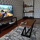 Заказать Журнальный столик в стиле лофт, слеб дуба. EasyLOFT. Ярмарка Мастеров. . Столы Фото №3