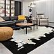  ковёр ручной работы из шкур коровы. Ковры для дома. Luxury Patchwork. Интернет-магазин Ярмарка Мастеров.  Фото №2