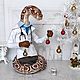 Питон Dr.Kapitonоvich. Войлочная интерьерная игрушка. Войлочная игрушка. Svetlana Vlasova felting. Ярмарка Мастеров.  Фото №5