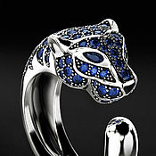 Украшения handmade. Livemaster - original item Ring: Panther ring. Handmade.