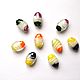Бусины lampwork овальной формы. Бусины. Хлоя. Ярмарка Мастеров.  Фото №4