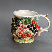 Посуда handmade. Livemaster - original item Berry Mug. Handmade.