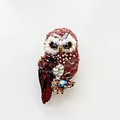 Украшения handmade. Livemaster - original item Brooch-Owl 