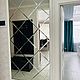 Зеркальное панно из ромбов "Классика" 2000х1000 мм, Зеркала, Воронеж,  Фото №1