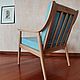 Кресло в стиле midcentury с гнутыми ручками. Кресла. Avgustwood. Интернет-магазин Ярмарка Мастеров.  Фото №2