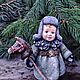 Ватная игрушка Митька. Елочные игрушки. ksanadolls-Ватные игрушки(Оксана). Ярмарка Мастеров.  Фото №4
