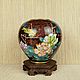 Винтаж: Интерьерная  ВАЗА КЛУАЗОНЕ Cloisonne  Ручная работа Китай. Вазы винтажные. Чердак дяди Рико. Интернет-магазин Ярмарка Мастеров.  Фото №2