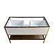 Stainless steel sink cabinet under the stone countertop. Furniture for baths. uloft. My Livemaster. Фото №4