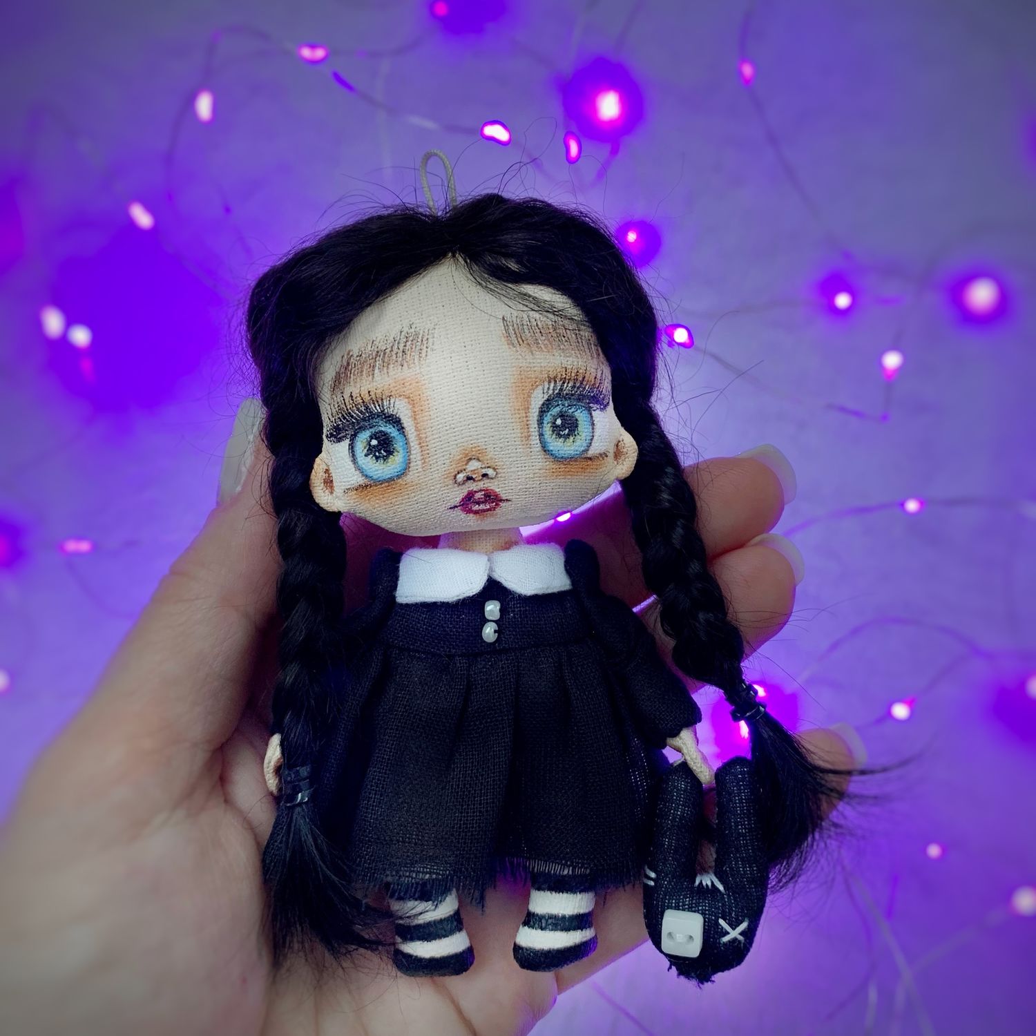 Wednesday Addams Уэнсдэй Семейка Аддамс кукла брелок в интернет ...