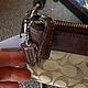Сумка Coach New York Mini Signature из кожи и холста. Клатчи. Chic bags. Ярмарка Мастеров.  Фото №8