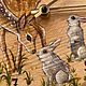 Часы на спиле "Разговор на поляне". Часы классические. Лесные штуки Кораблевой Анастасии. Ярмарка Мастеров.  Фото №4