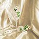 Кружево в зелени, Бокалы свадебные, Пущино,  Фото №1