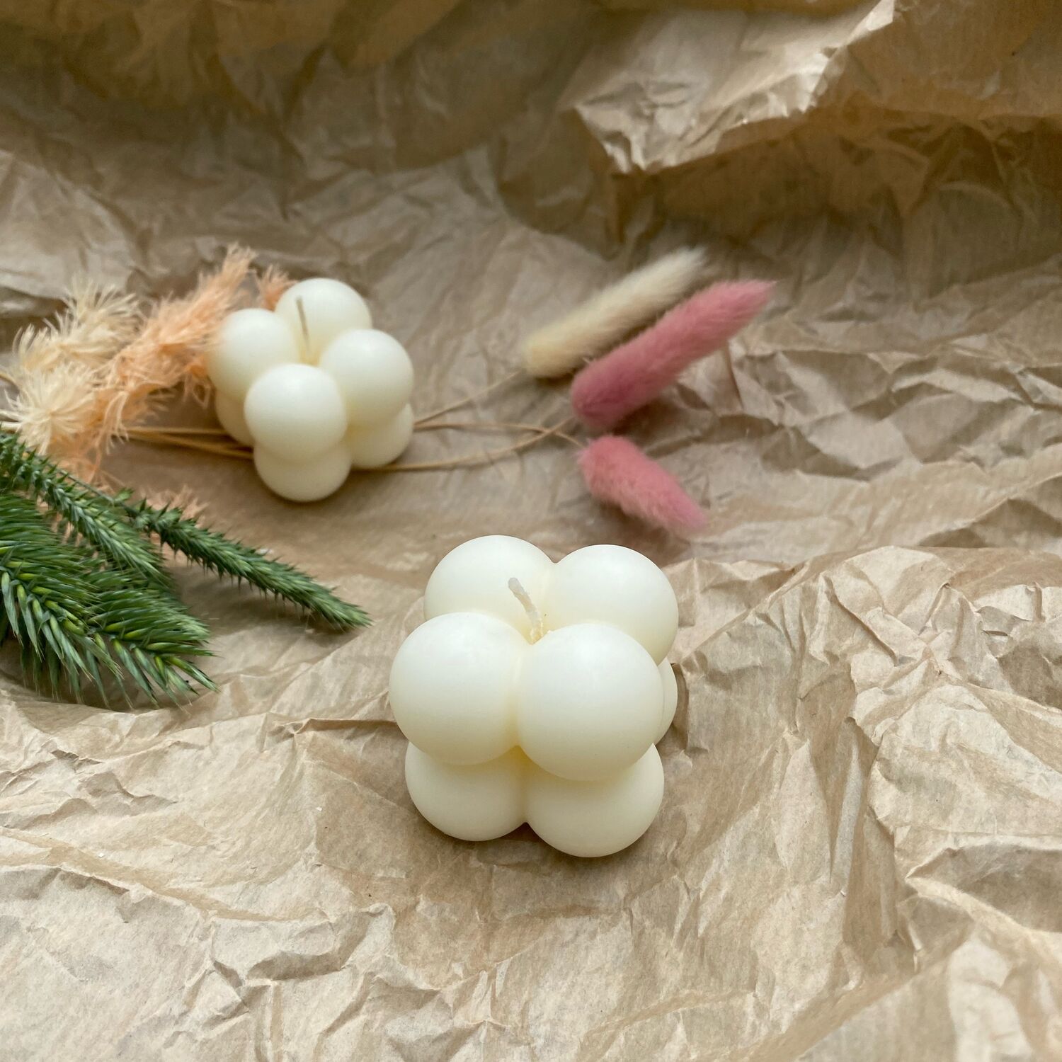 Свечи из натурального соевого воска; формовая свеча, маленький размер ...