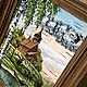 Картина "Часовня Архангела Михаила", 20х15 | Береста, темпера. Картины. Живопись на бересте. Интернет-магазин Ярмарка Мастеров.  Фото №2