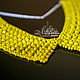 Collar of glass beads. Collars. N_Belokon_jewelry. Online shopping on My Livemaster.  Фото №2