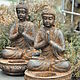 Order Statue-candlestick Buddha made of concrete rusty decor. Decor concrete Azov Garden. Livemaster. . Figurines Фото №3