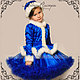 Carnival costume 'snow maiden' Art.One hundred seventy two, Carnival costumes for children, Nizhny Novgorod,  Фото №1