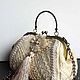 Handbag 'Creme Glacee', Vintage style. Classic Bag. Olga'SLuxuryCreation. My Livemaster. Фото №4