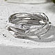 Кольцо веточка, необычное кольцо из серебра, мужское, женское, Обручальные кольца, Москва,  Фото №1