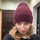 Шапка из шерсти верблюда. Шапки. Irina-savoskina. Интернет-магазин Ярмарка Мастеров.  Фото №2
