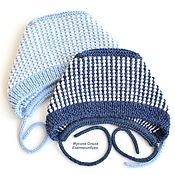 Одежда детская handmade. Livemaster - original item Warm knitted caps for babies. Merino with Alpaca.. Handmade.