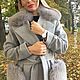 Кашемировое пальто с меховой отделкой, Пальто, Санкт-Петербург,  Фото №1