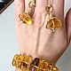 Set. Amber. Jewelry Sets. ELENA KARPOVA. My Livemaster. Фото №5